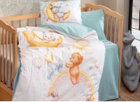 Постельное белье ранфорс Cotton Box - Moon Mint (Турция), детский